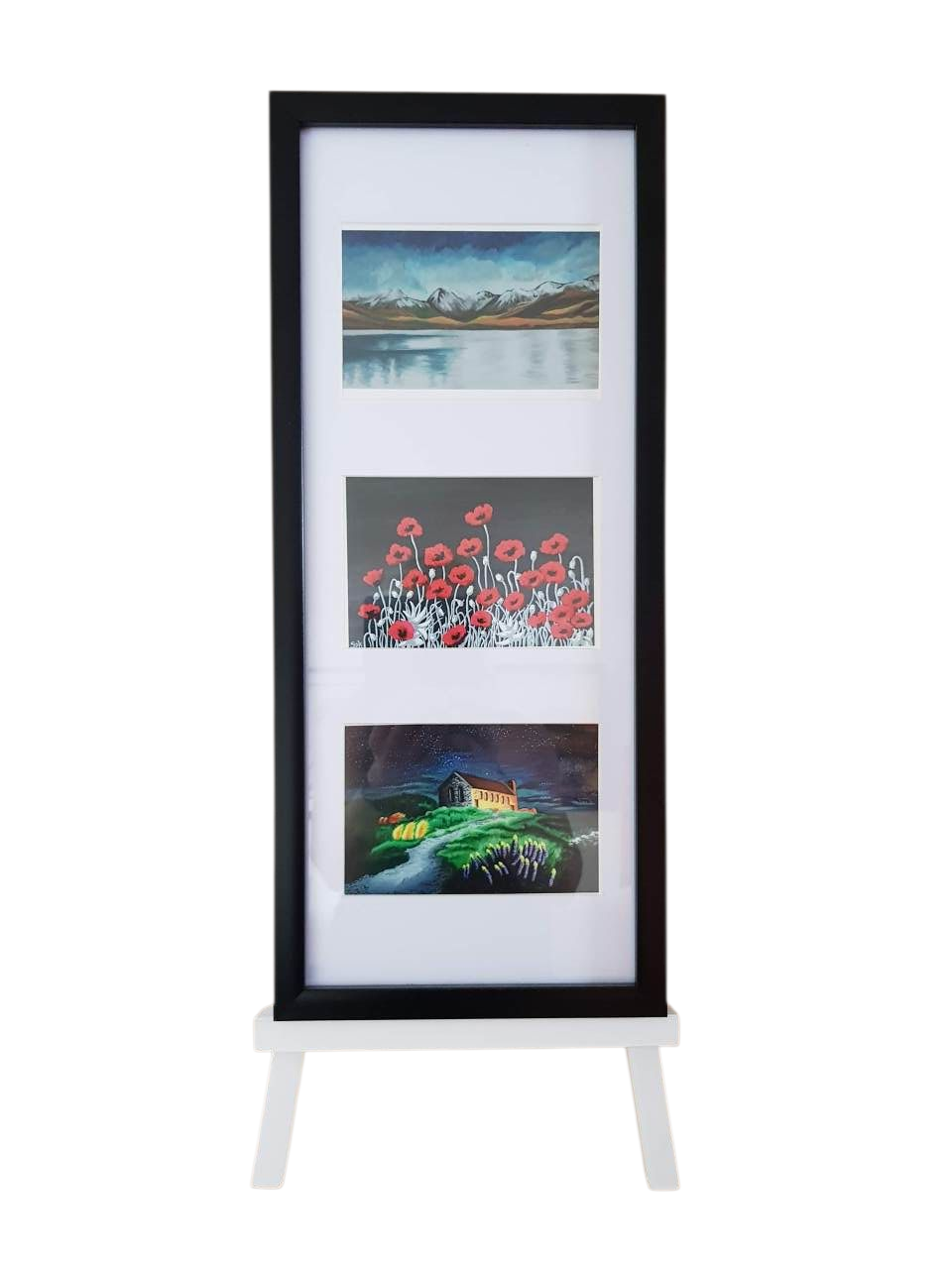 Triple Print Poppies