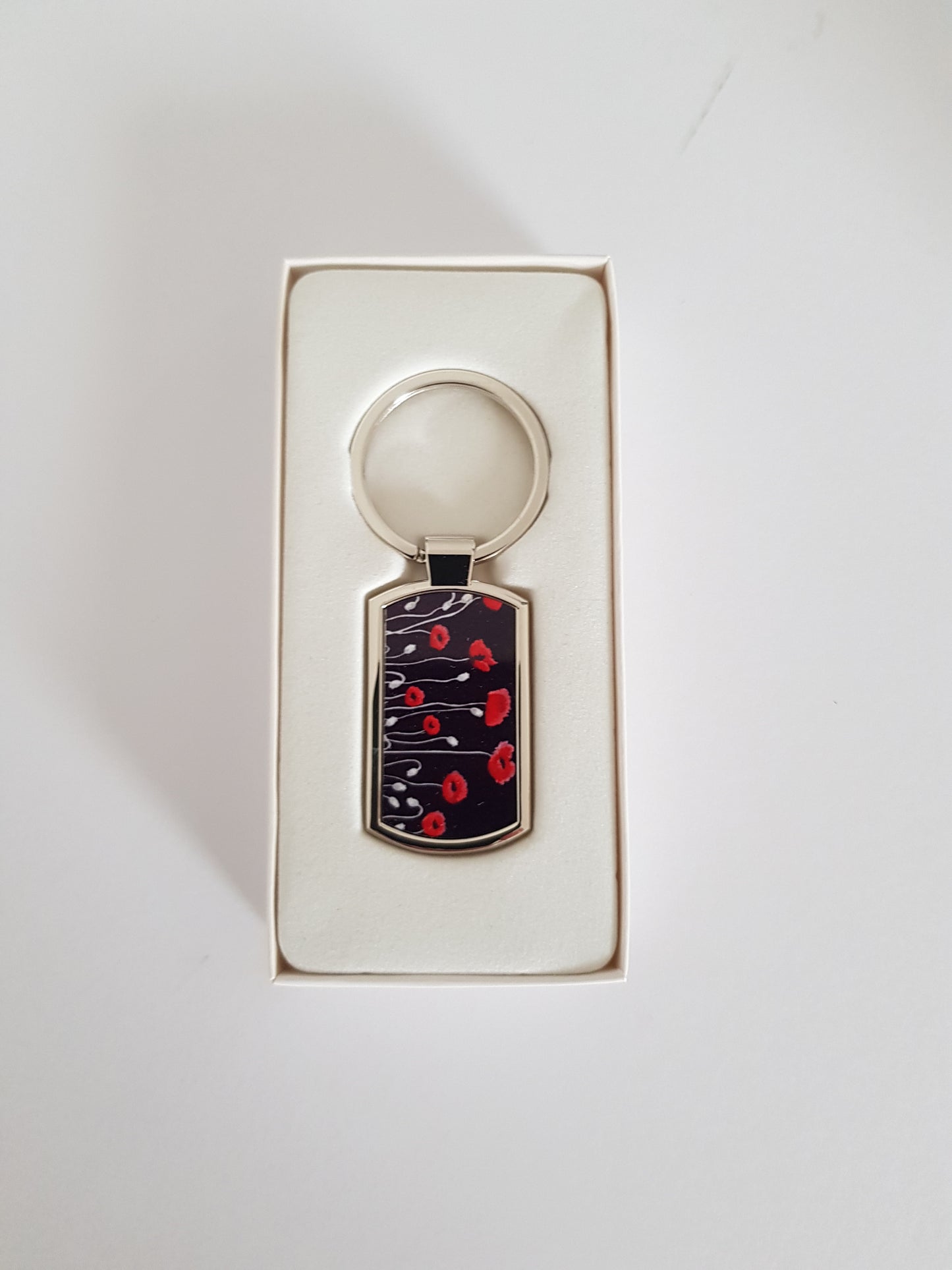 Poppies Keyring