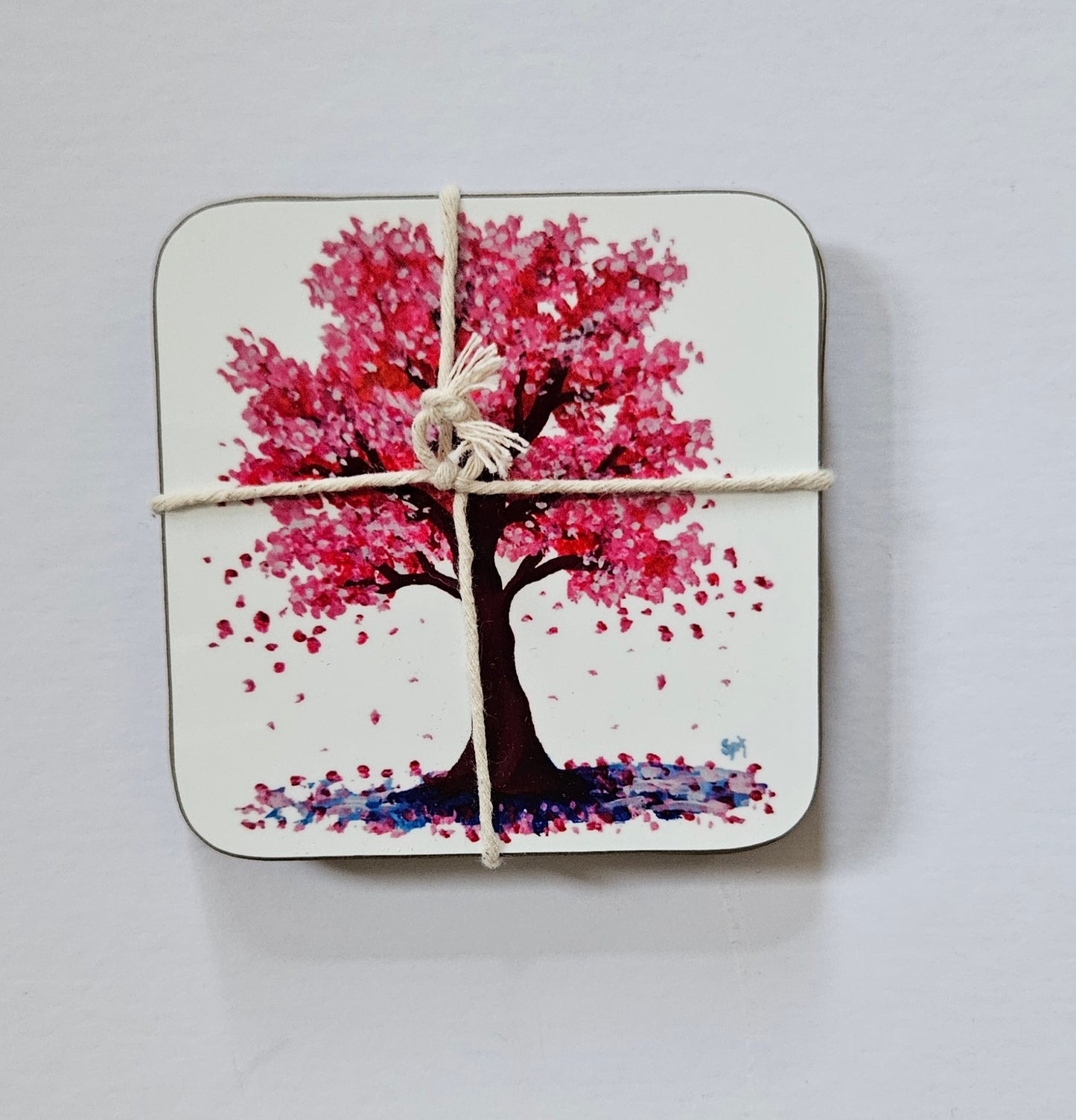 Cherry Blossom Set of 4 Coasters