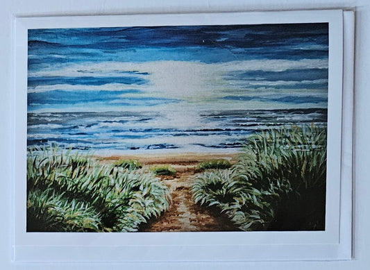 Over The Dunes Card