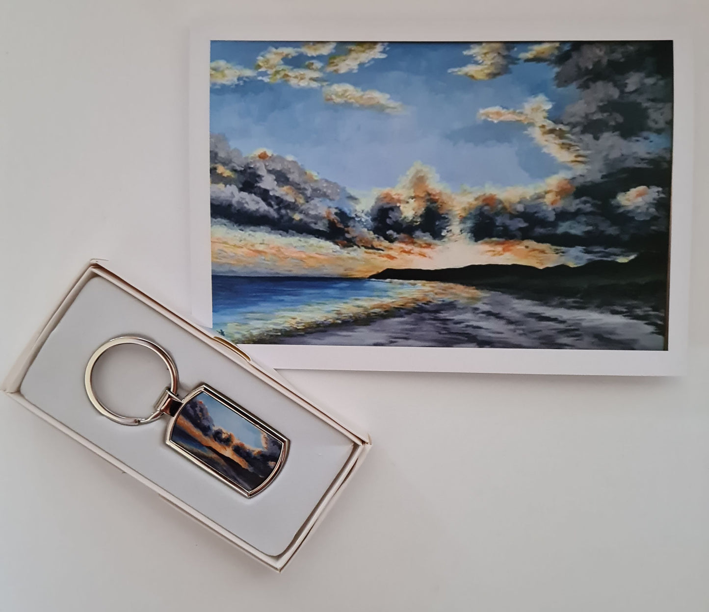 Balmedie Beach Keyring and Card Set