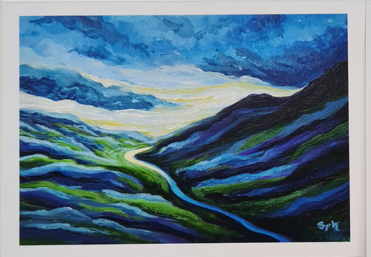 Tranquil Mountains Card